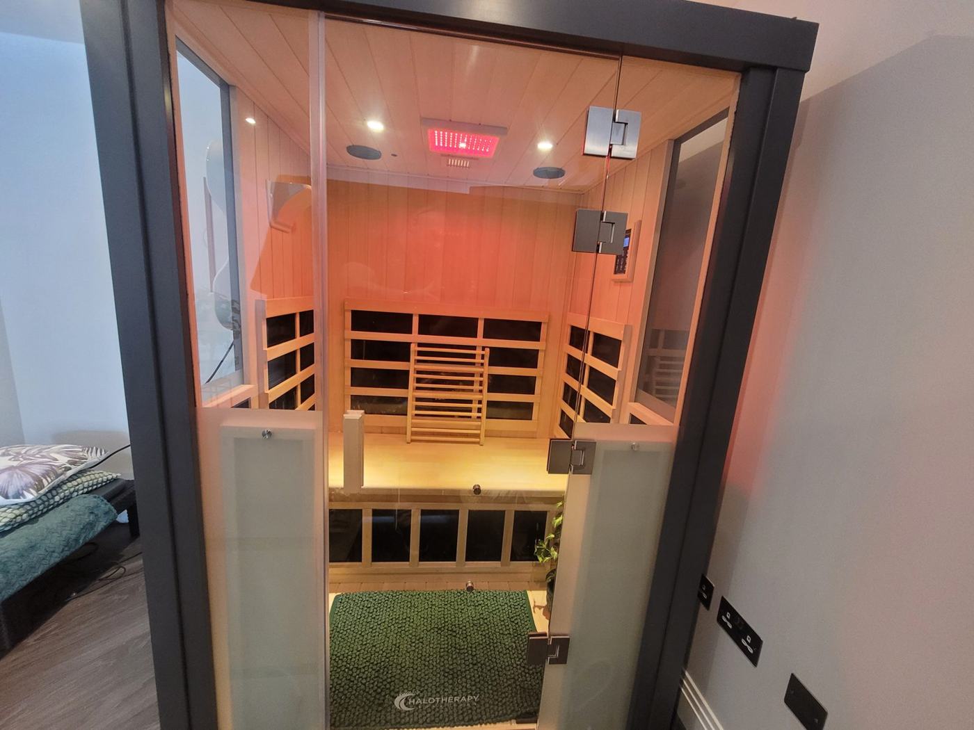 The infrared sauna cabin